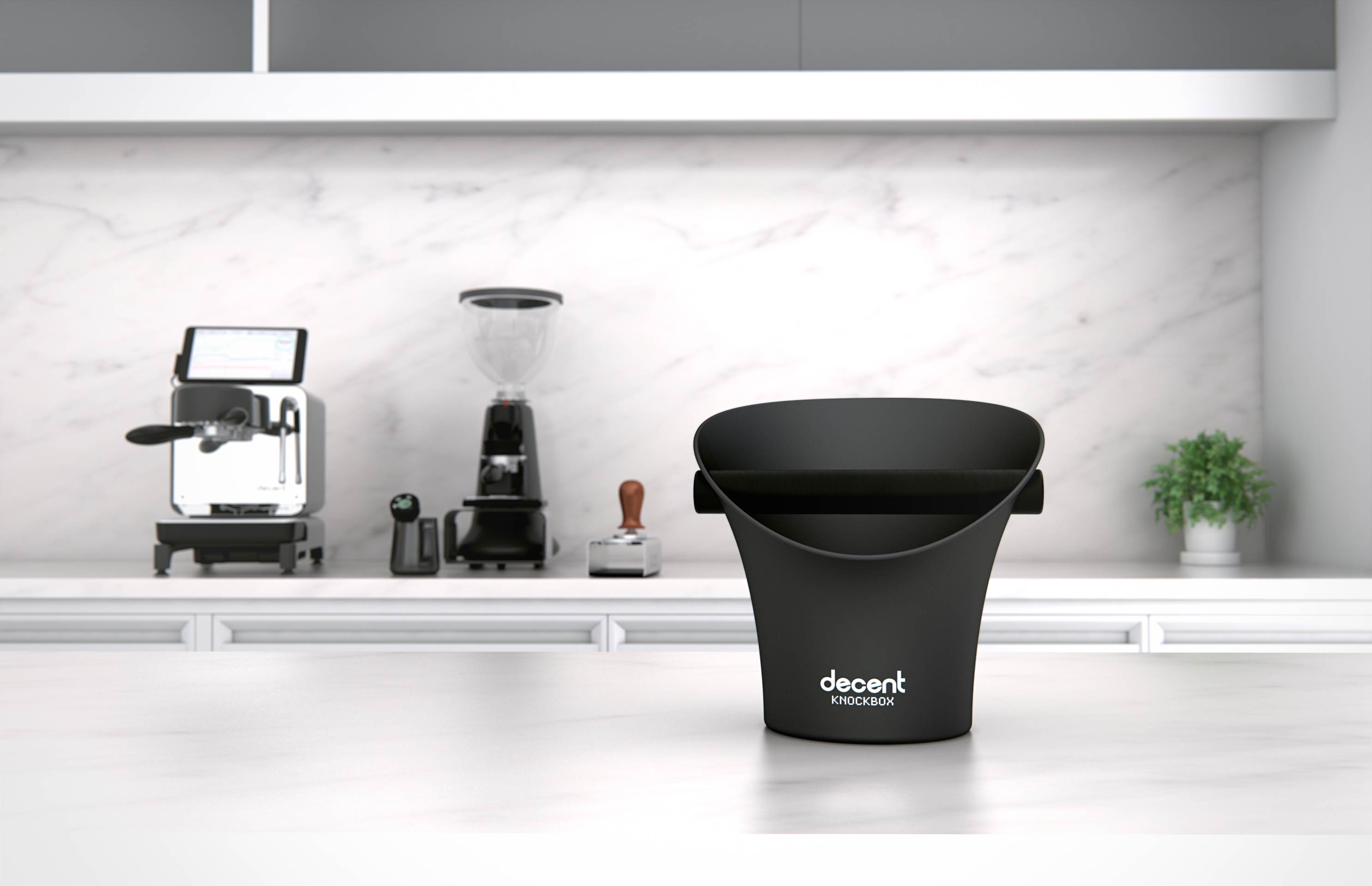 Culinaris Knock Box Noir Mat Knock Box – Accesorios Para áquina De